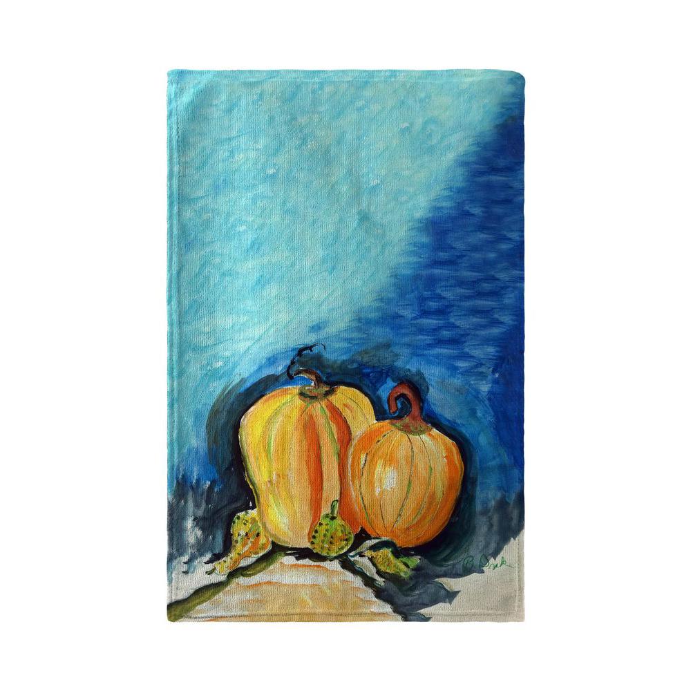 Two Pumpkins Kitchen Towel. Picture 2