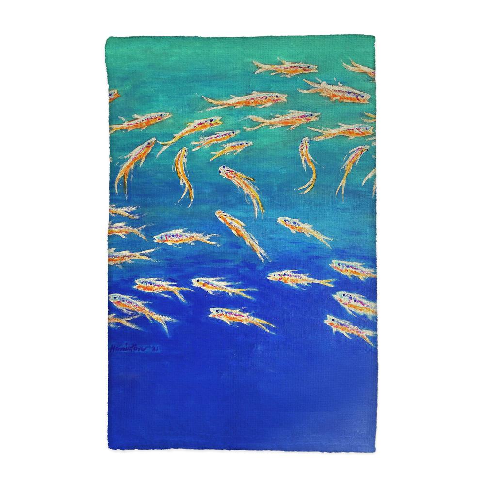 Schooling Fish Kitchen Towel. The main picture.