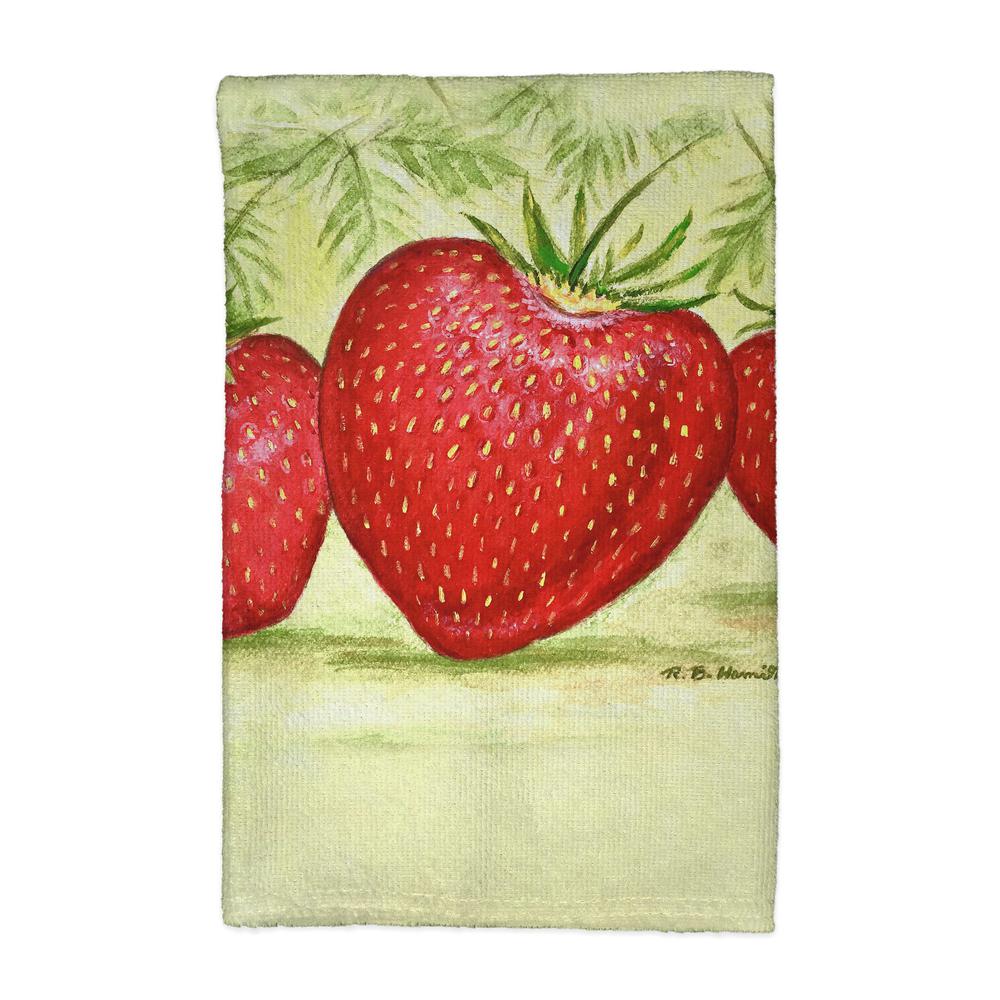 Strawberries Kitchen Towel. Picture 1