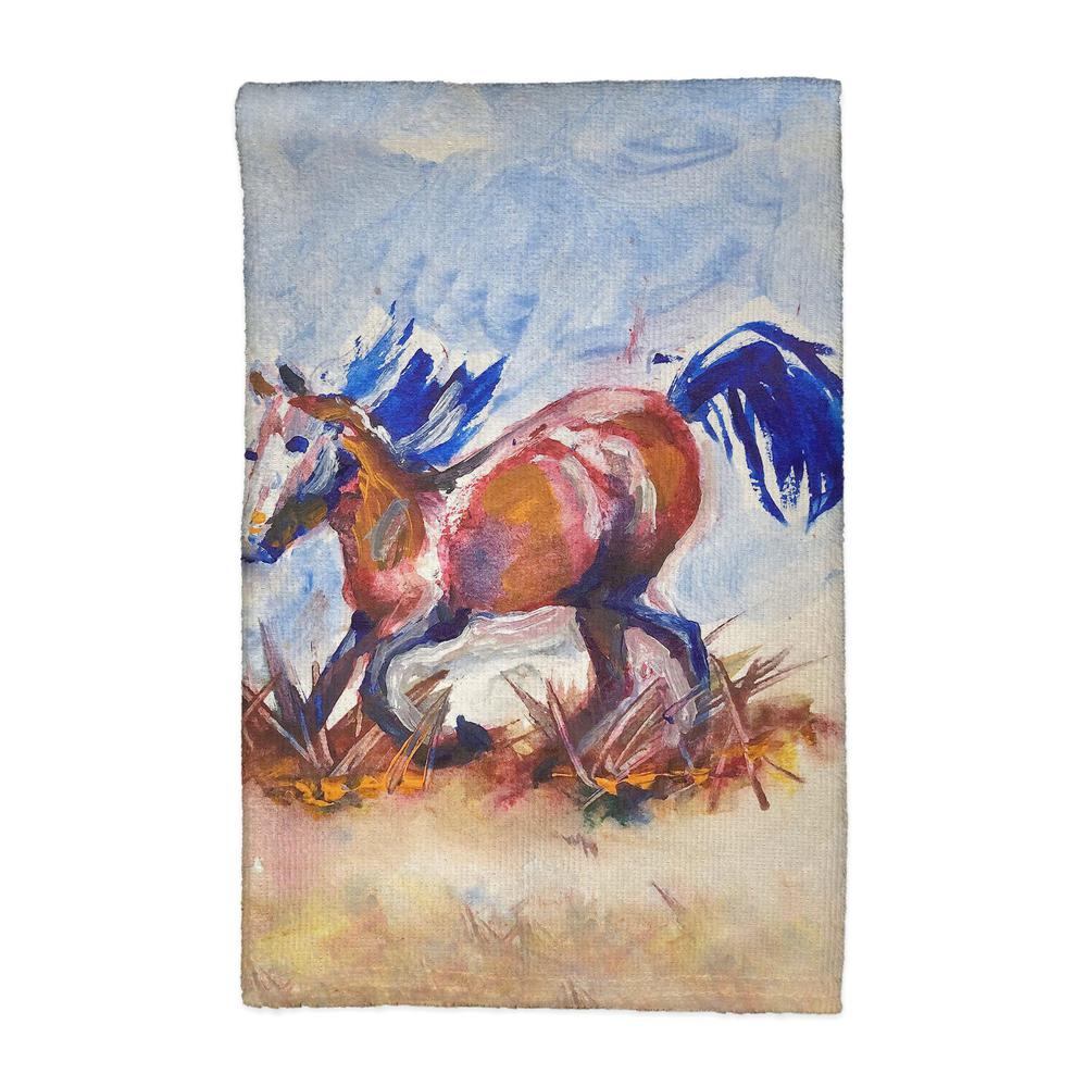 Betsy's Wild Horse Kitchen Towel. Picture 1