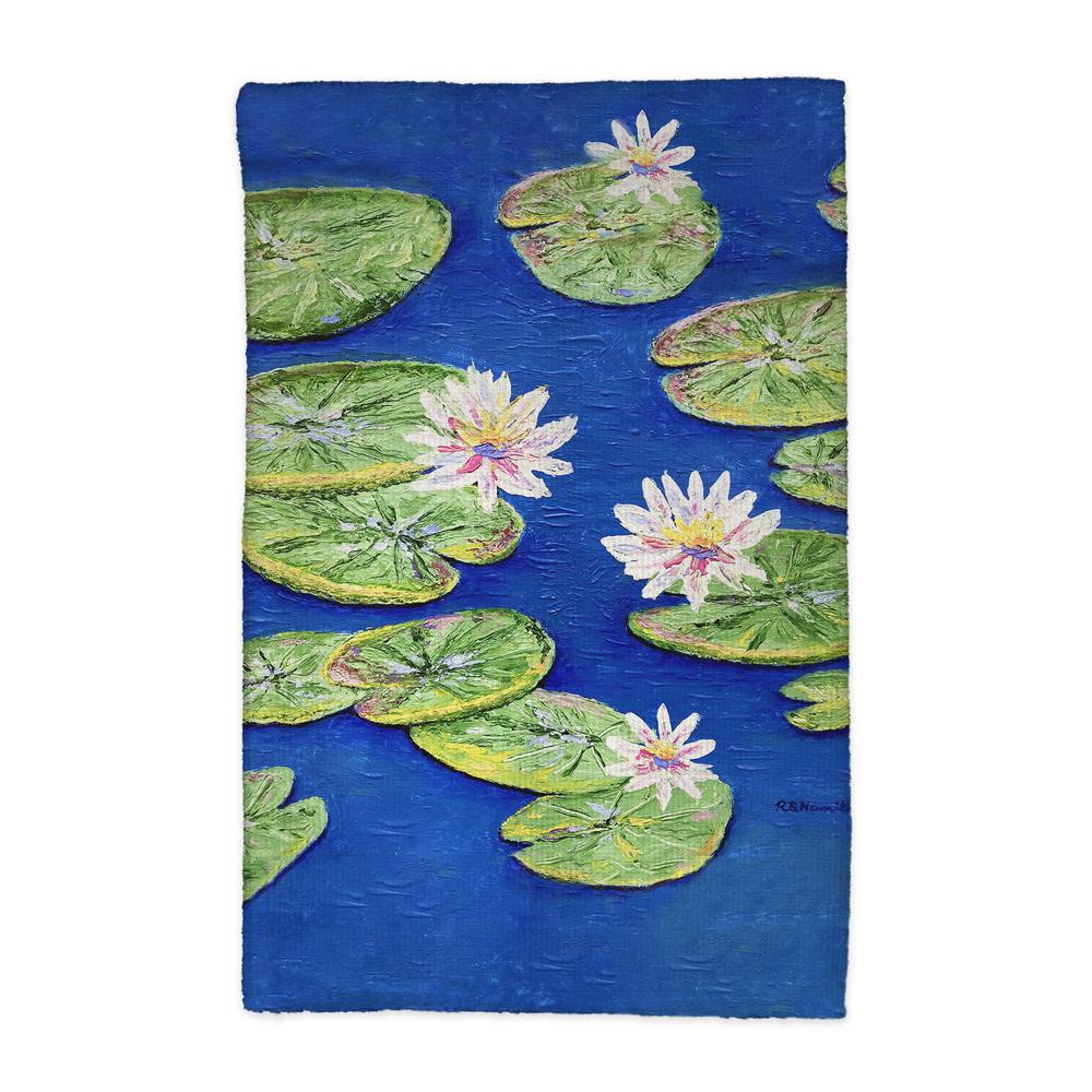 Lily Pads Kitchen Towel. Picture 1