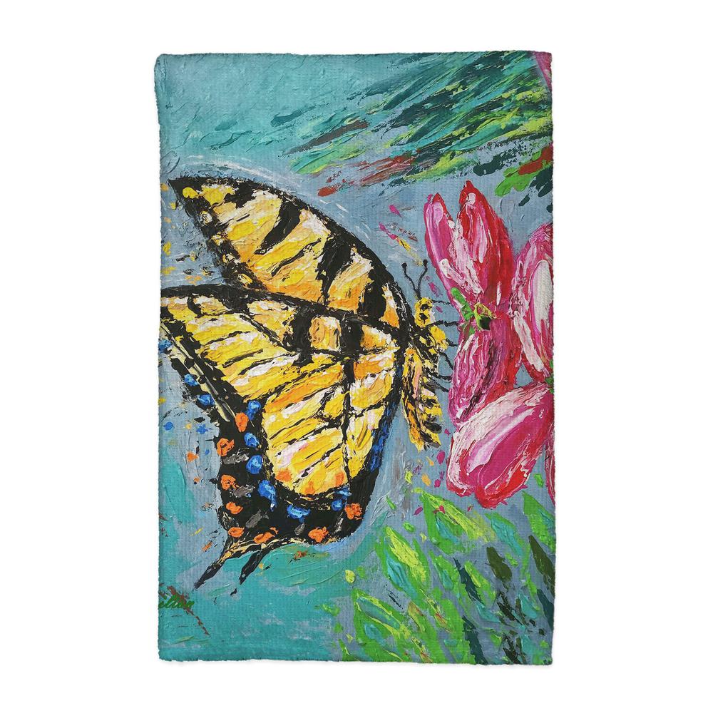 Palette Tiger Swallowtail Kitchen Towel. Picture 1