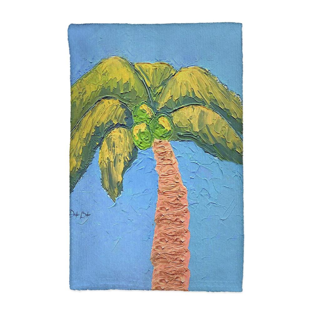 Drake's Palm Tree Kitchen Towel. Picture 1