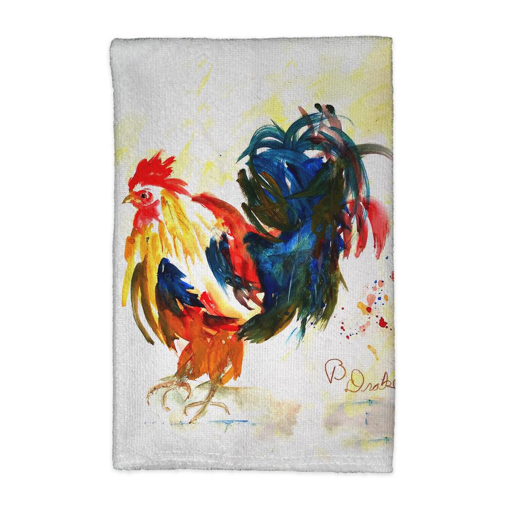 Colorful Rooster Kitchen Towel. Picture 1