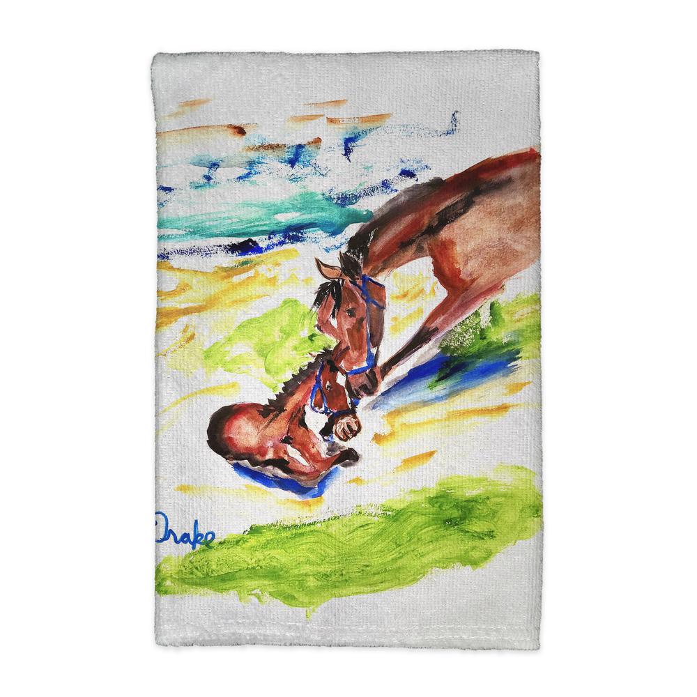 Mothering Horse Kitchen Towel. Picture 1