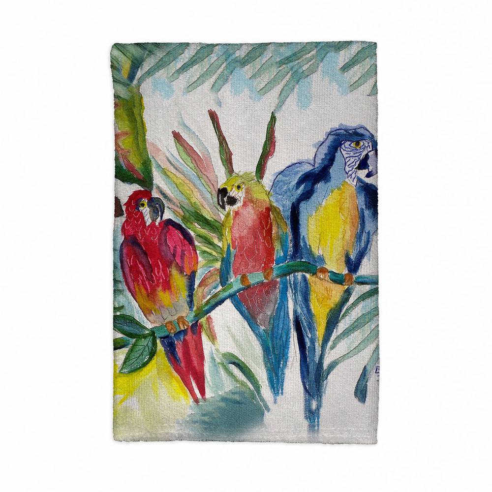 Parrot Family Kitchen Towel. Picture 1