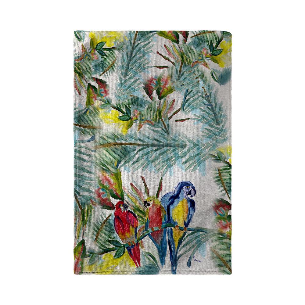Parrot Family Kitchen Towel. Picture 2