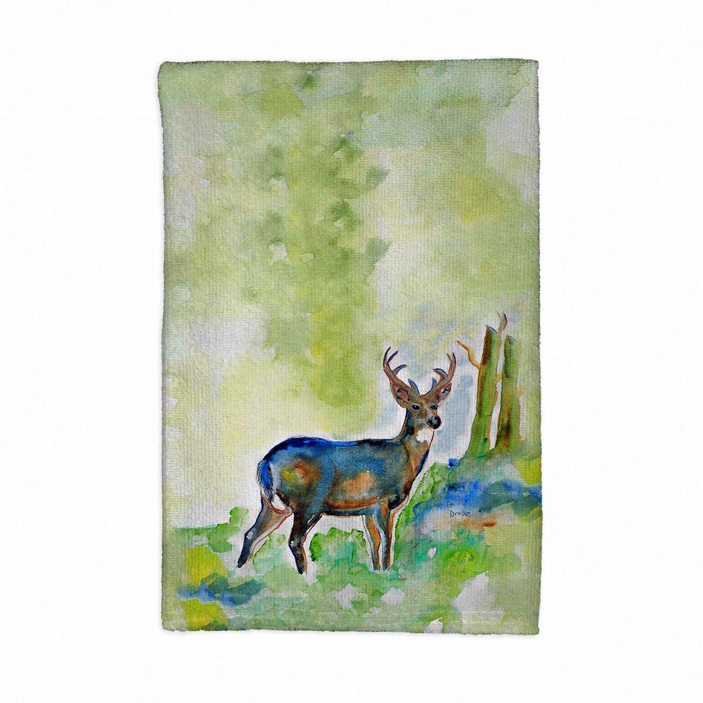 Betsy's Deer Kitchen Towel. Picture 1