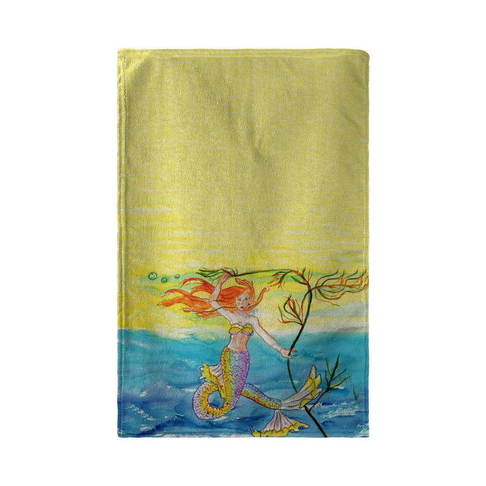 Betsy's Mermaid Kitchen Towel. Picture 1