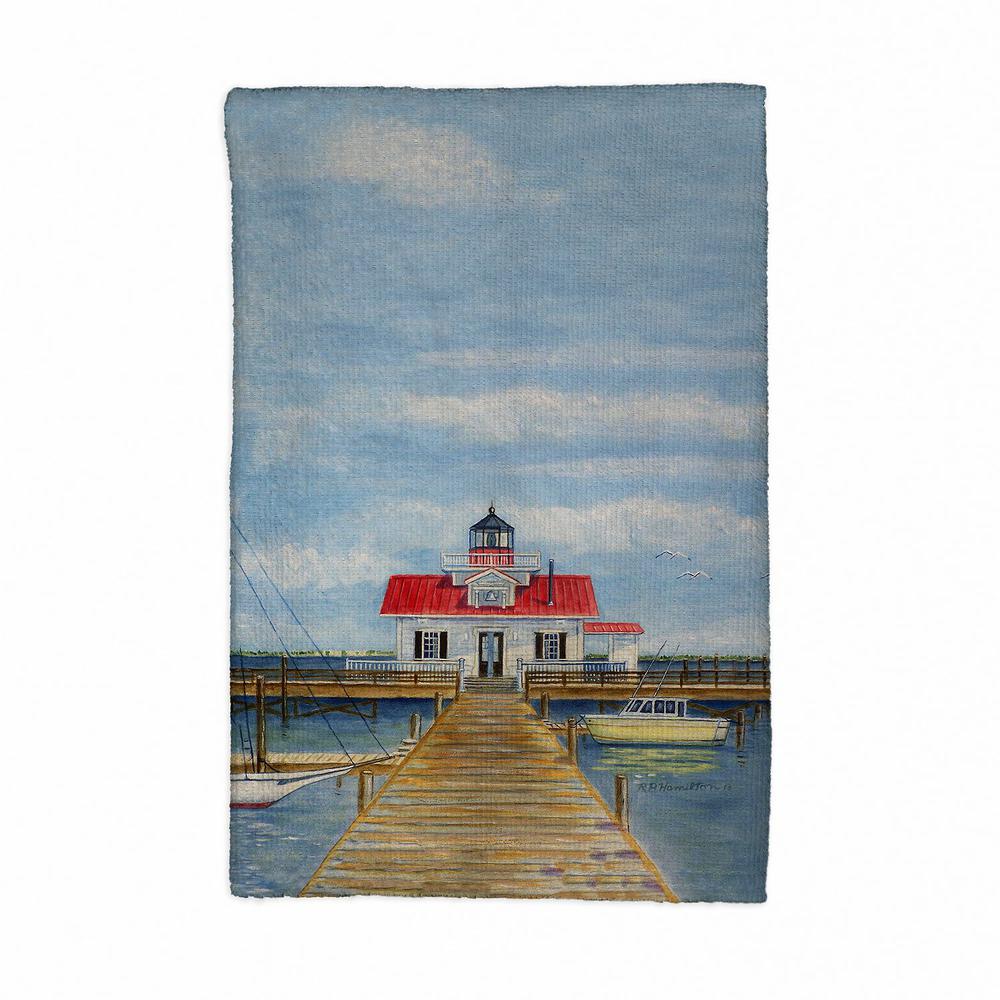 Marshes at Manteo Lighthouse Kitchen Towel. Picture 1