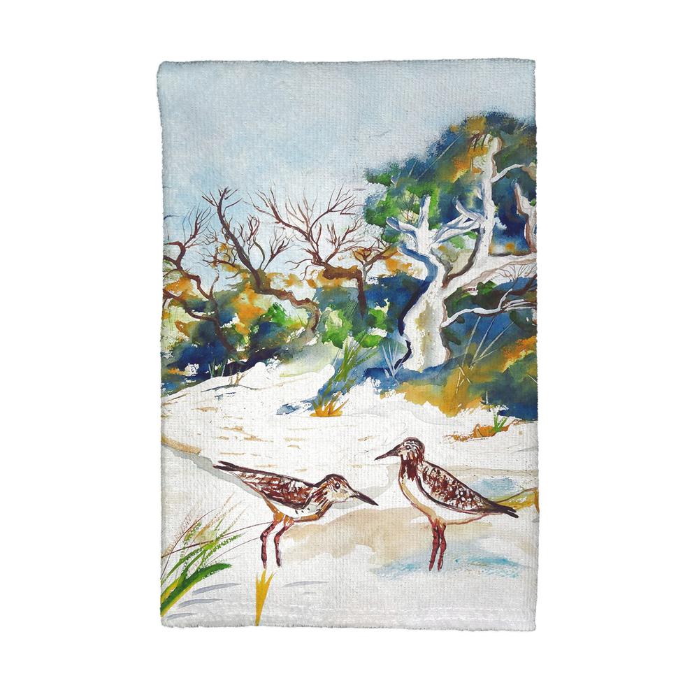 Trees & Beach Kitchen Towel. Picture 1