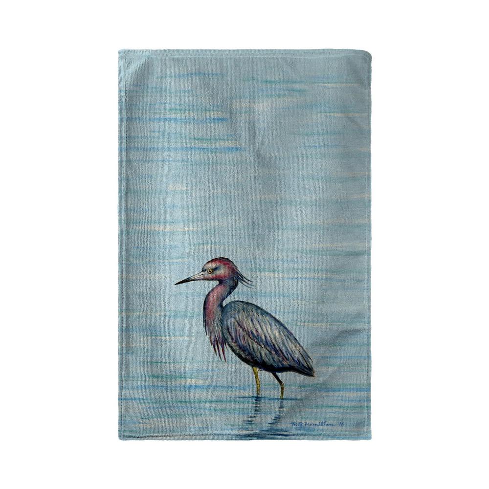 Dick's Little Blue Heron Kitchen Towel. Picture 1