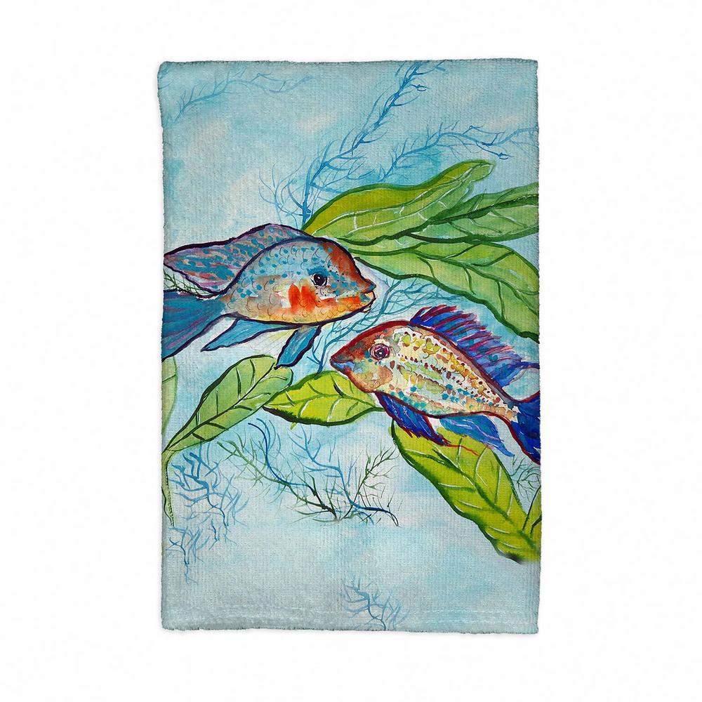 Pair of Fish Kitchen Towel. Picture 1