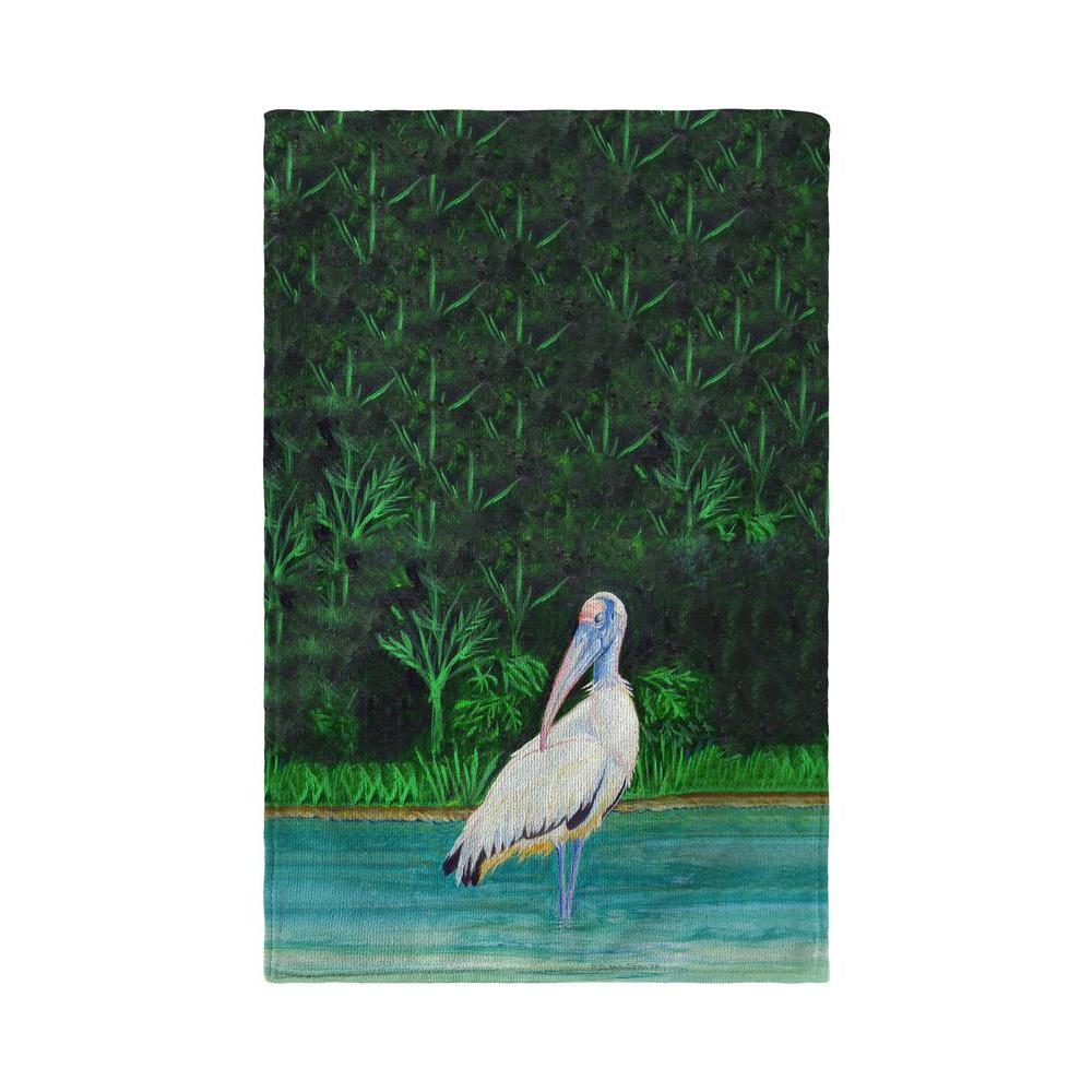 Dick's Wood Stork Kitchen Towel. Picture 1