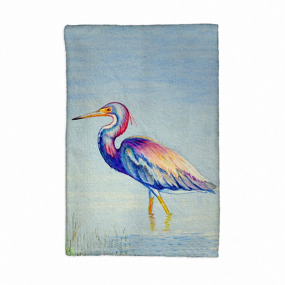 Tri-Colored Heron Kitchen Towel. Picture 1