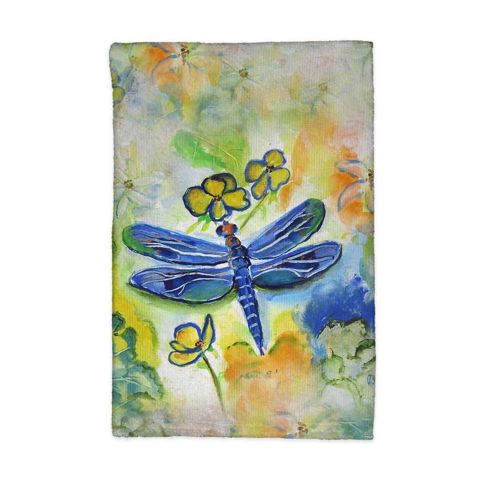 Dragonfly's Garden Kitchen Towel. Picture 1