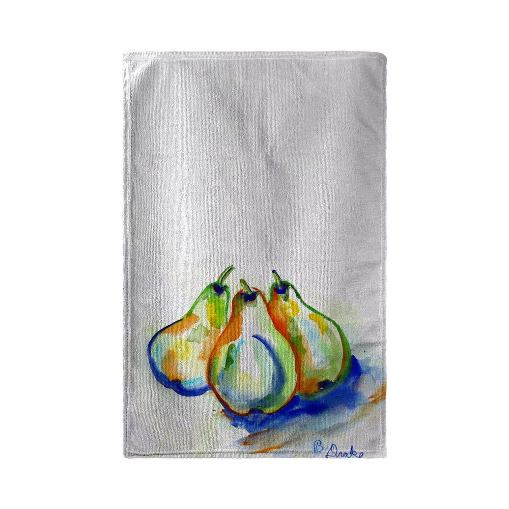 Three Pears Kitchen Towel. Picture 1