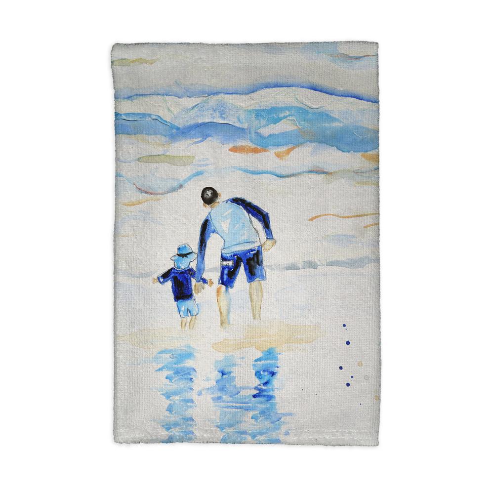 Facing the Waves Kitchen Towel. Picture 1