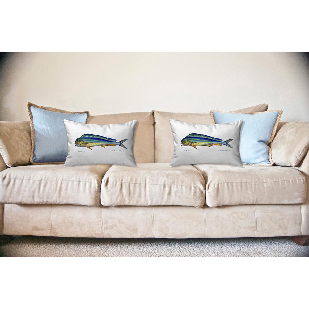 Dolphin No Cord Pillow 16x20. Picture 2