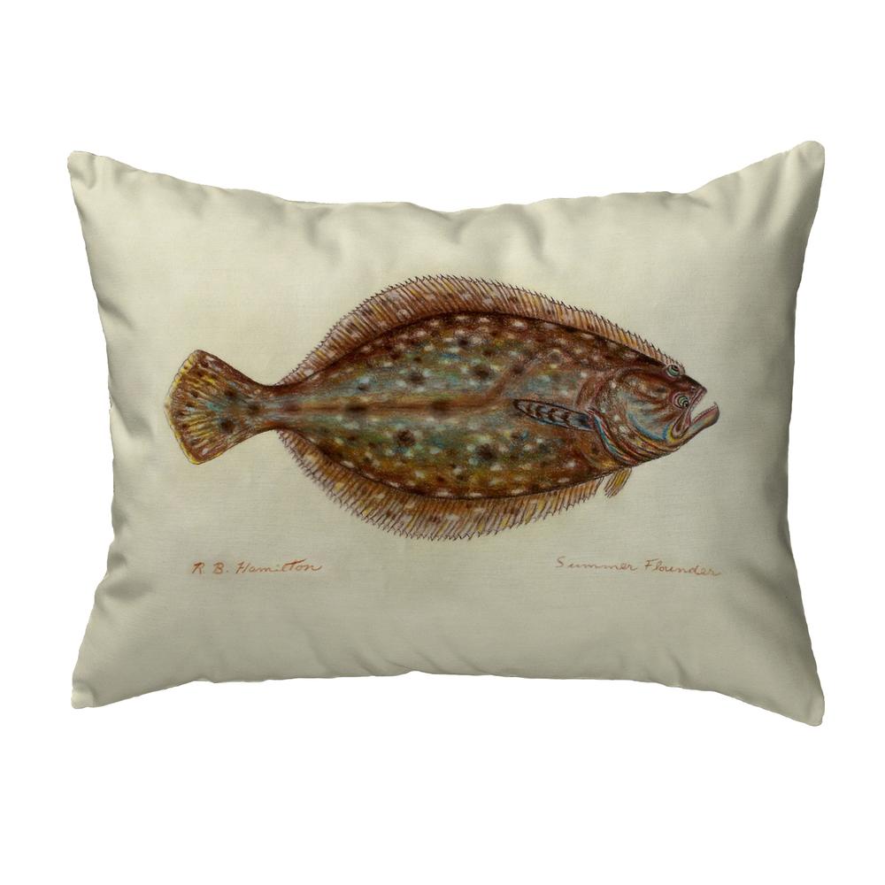 Flounder Right Large Noncorded Pillow. Picture 1