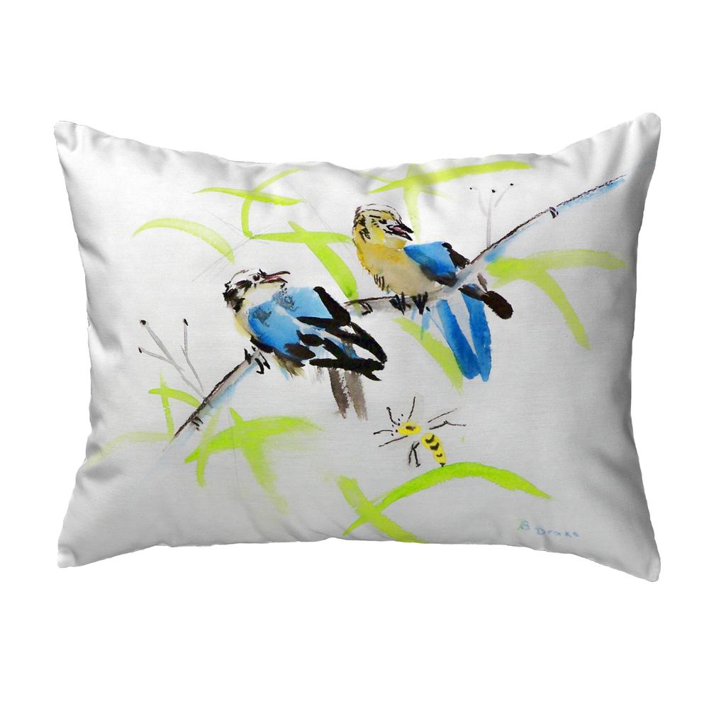 Birds & Bees III Large Noncorded Pillow. Picture 1