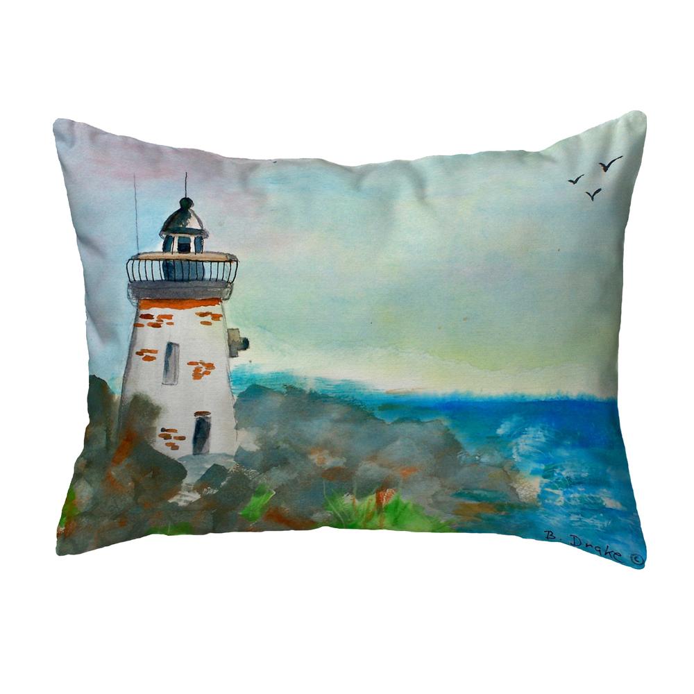 Light House No Cord Pillow 16x20. Picture 1