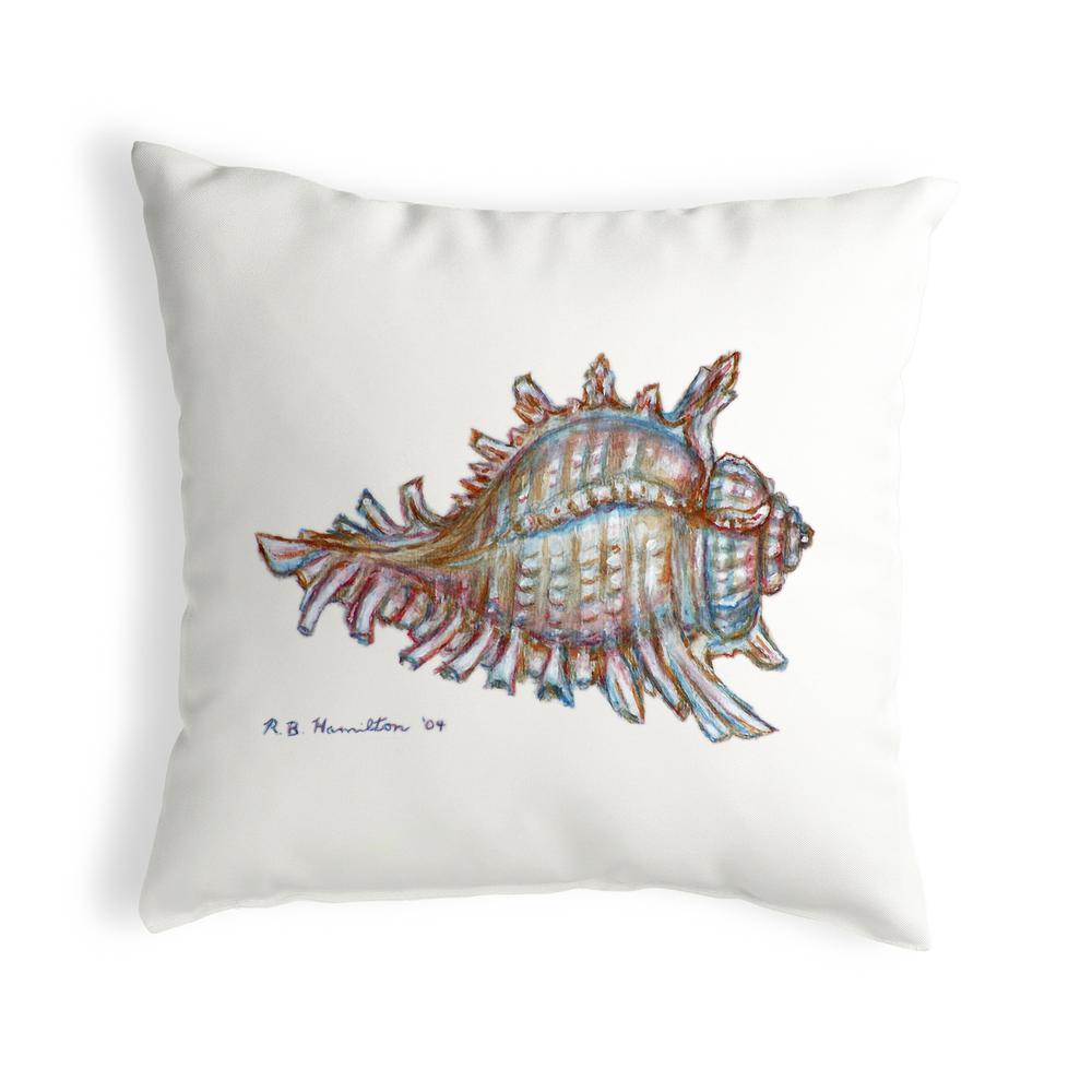 Conch No Cord Pillow 18x18. Picture 1