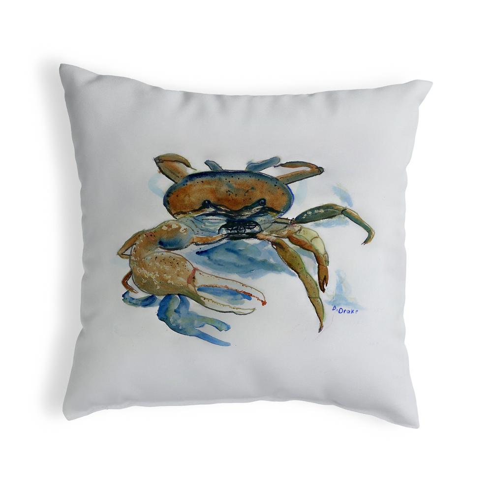 Fiddler Crab No Cord Pillow 18x18. Picture 1