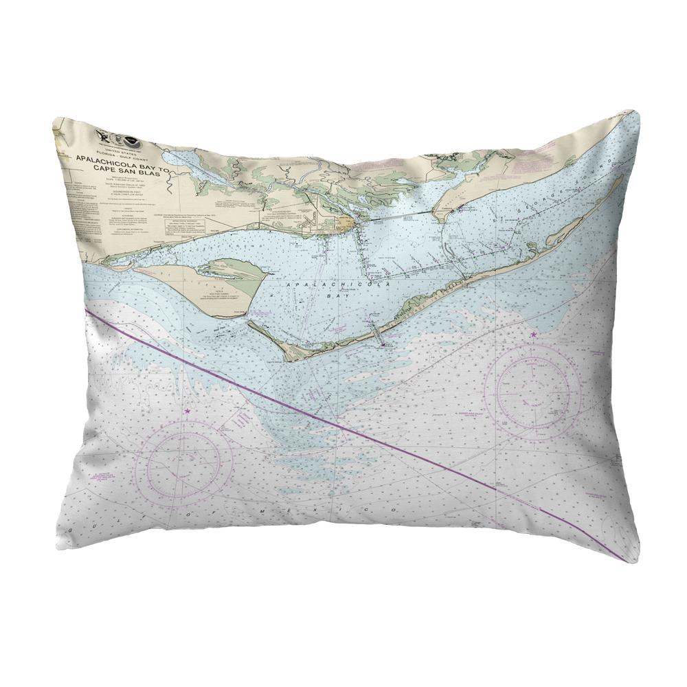 St George Island, FL Extra Large Zippered Indoor/Outdoor Pillow 16x20. Picture 1
