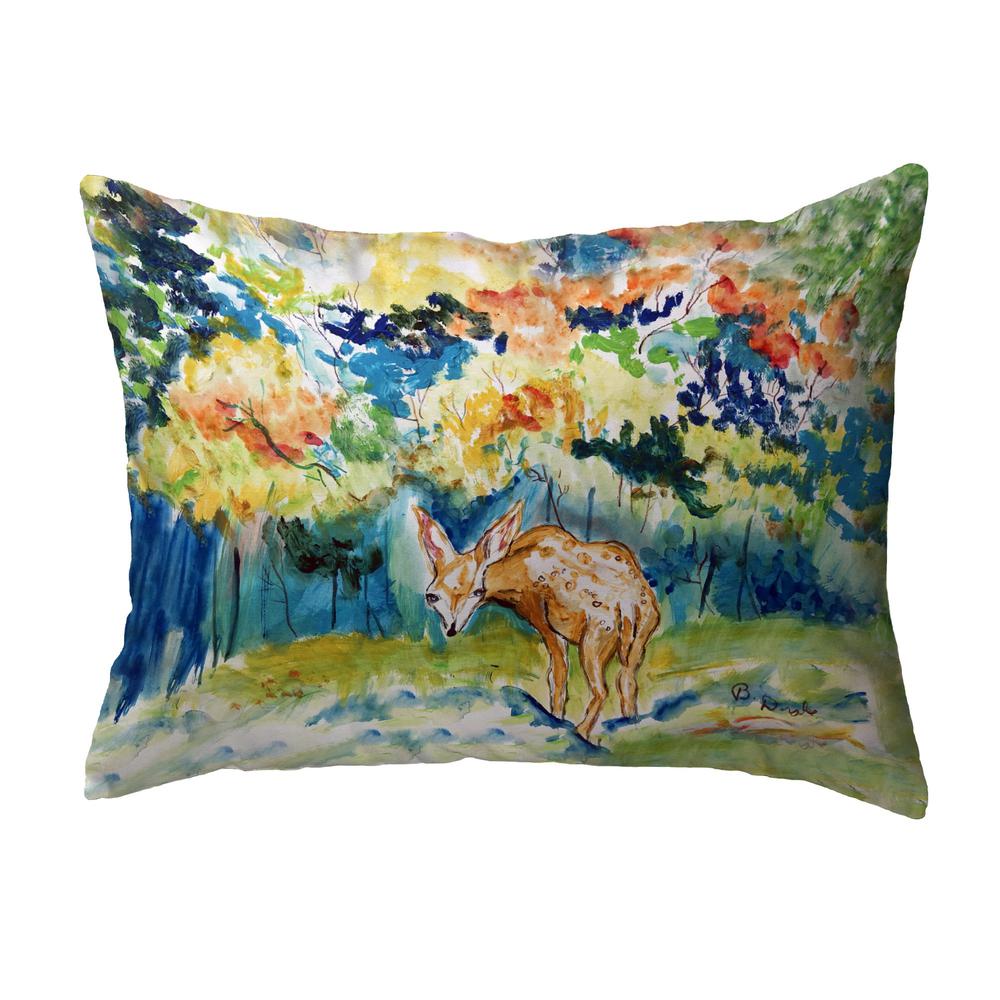 Fall Fawn No Cord Pillow 16x20. Picture 1