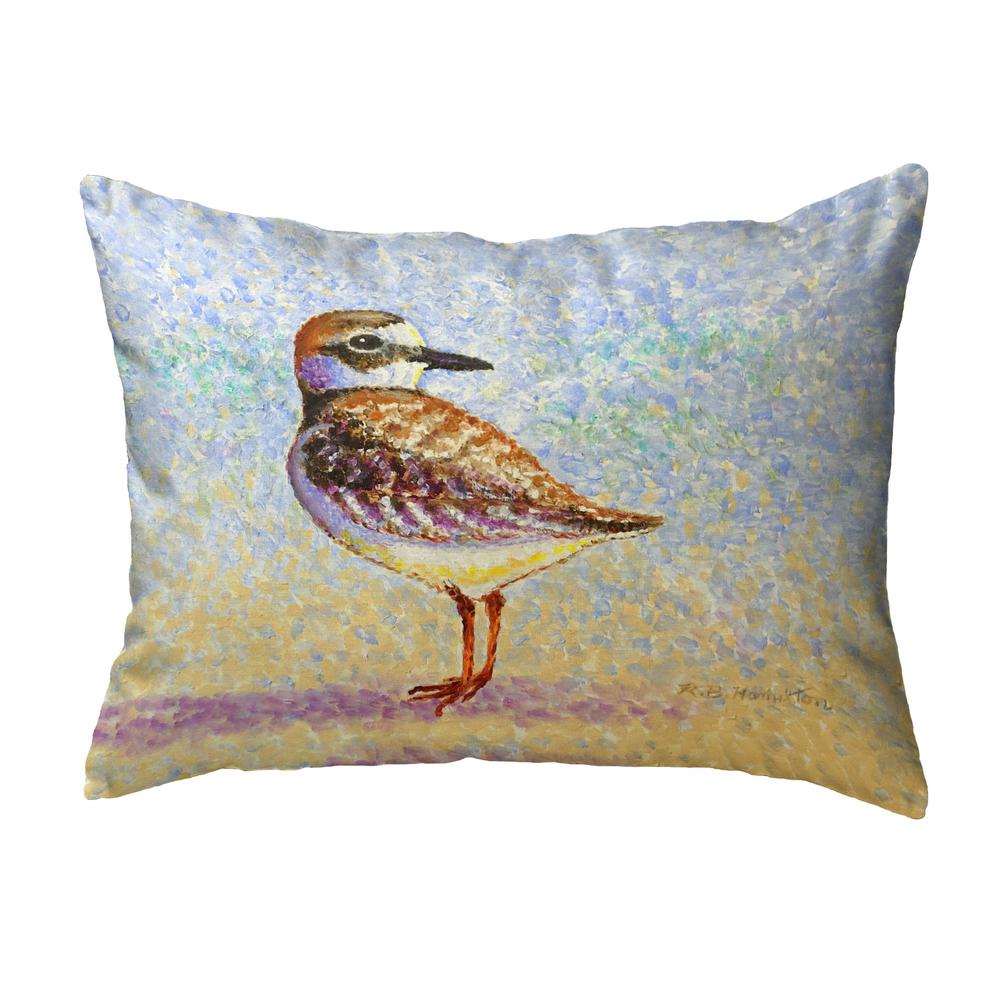 Wilson's Plover No Cord Pillow 16x20. Picture 1