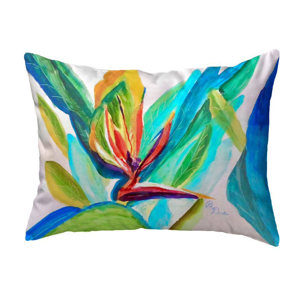 Bird of Paradise No Cord Pillow 16x20. Picture 1