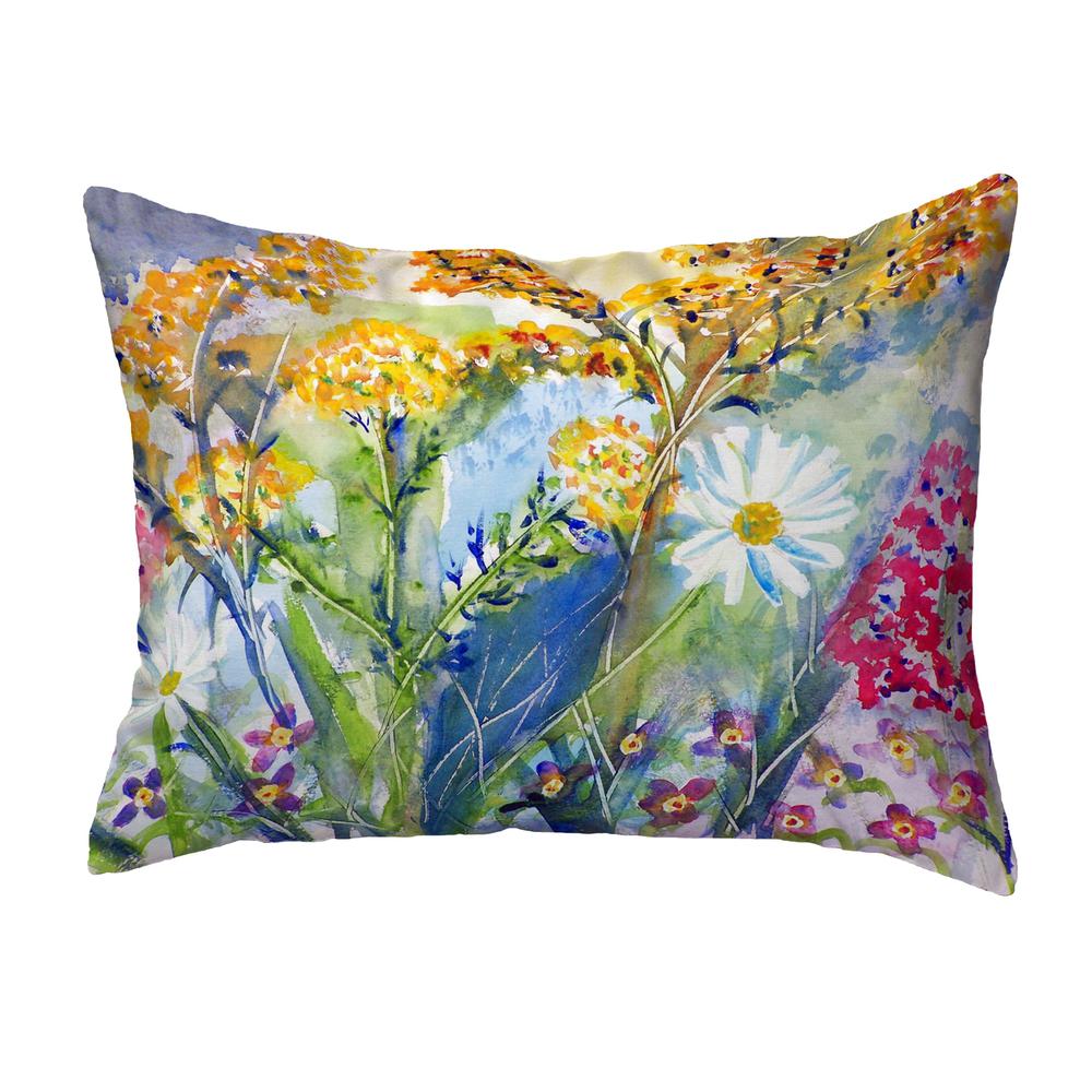 Wild Flower No Cord Pillow 16x20. Picture 1
