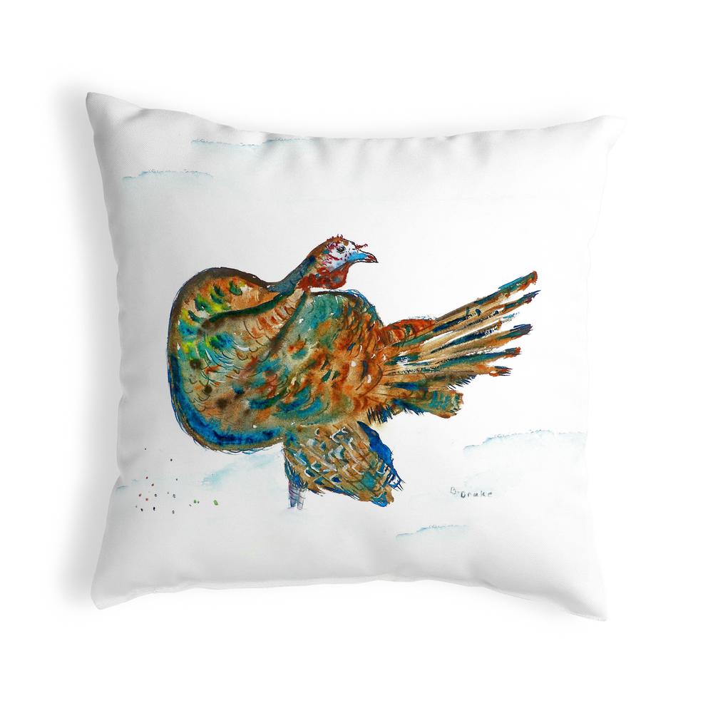 Turkey No Cord Pillow 18x18. Picture 1