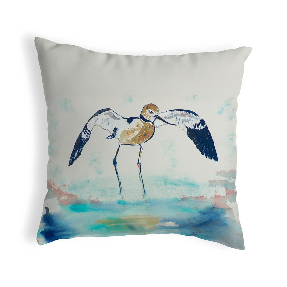 Betsy's Avocet No Cord Pillow 18x18. Picture 1