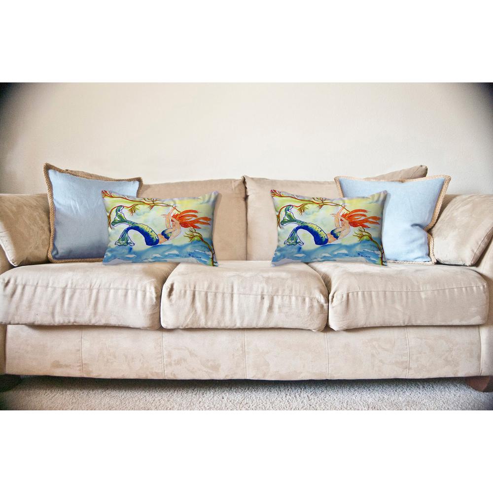 Resting Mermaid No Cord Pillow 16x20. Picture 2