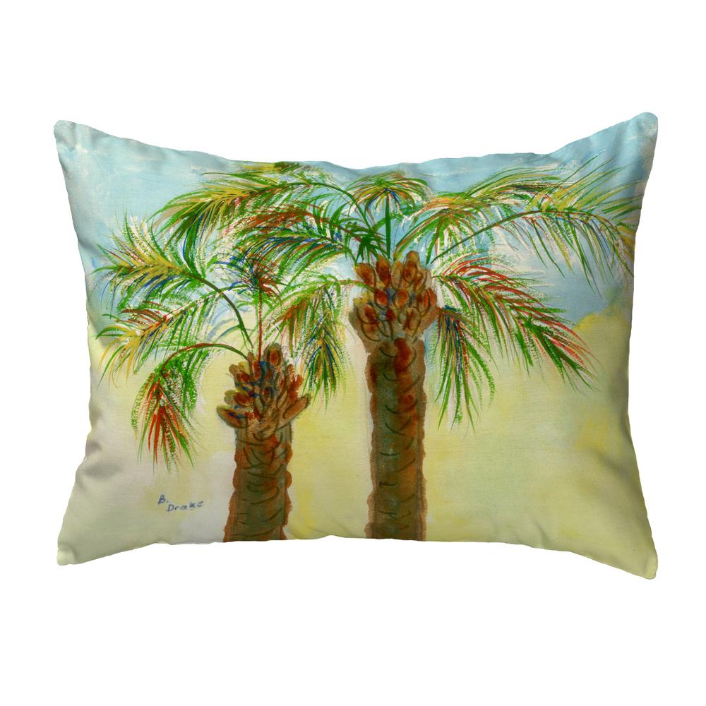 Betsy's Palms No Cord Pillow 16x20. Picture 1