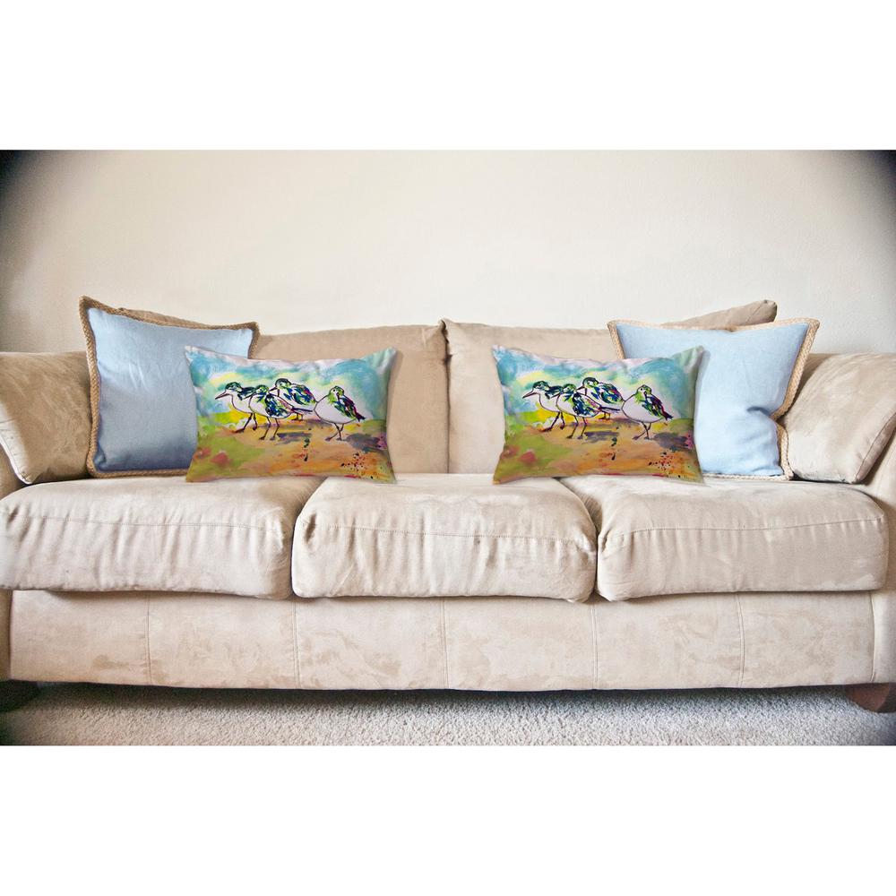 Sanderlings No Cord Pillow 16x20. Picture 2