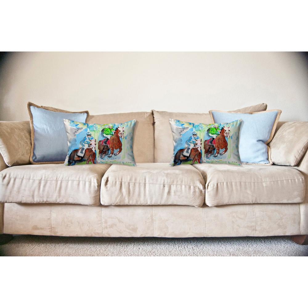 Starting Gate No Cord Pillow 16x20. Picture 2