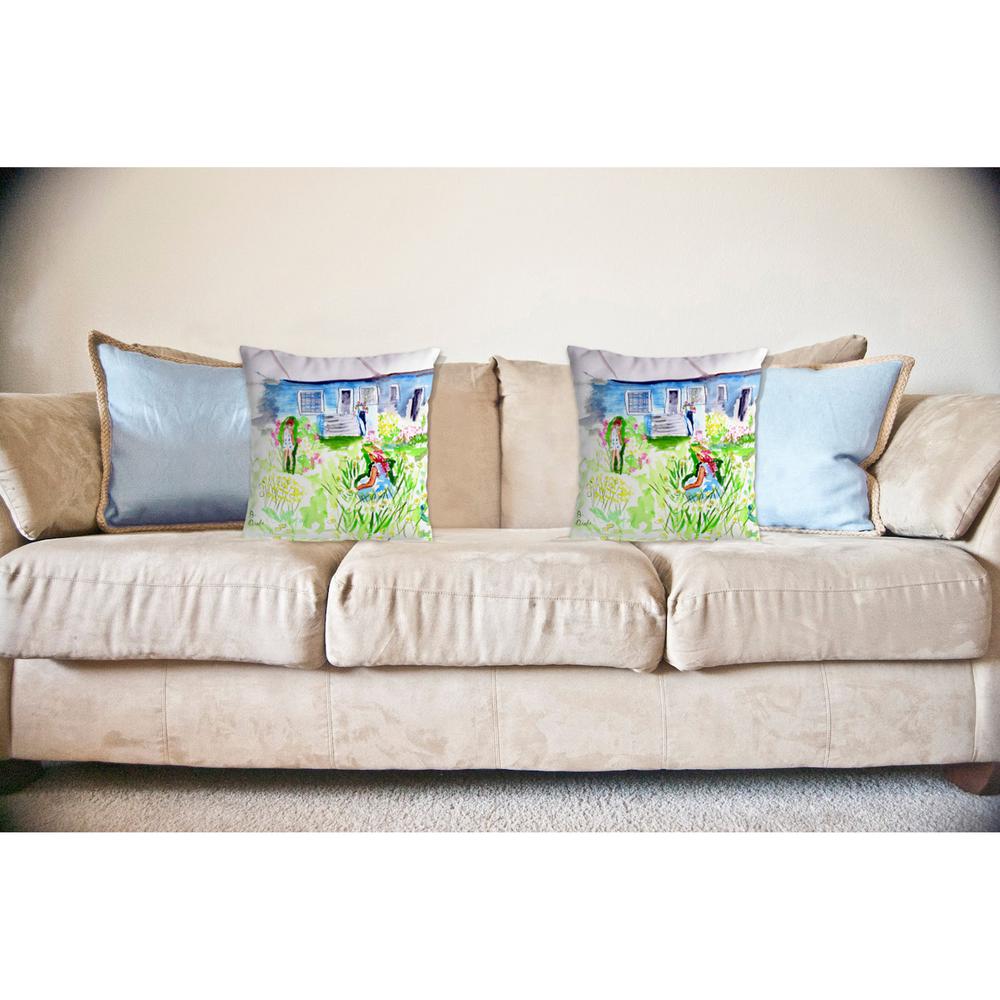 Front Yard Garden No Cord Pillow 18x18. Picture 2