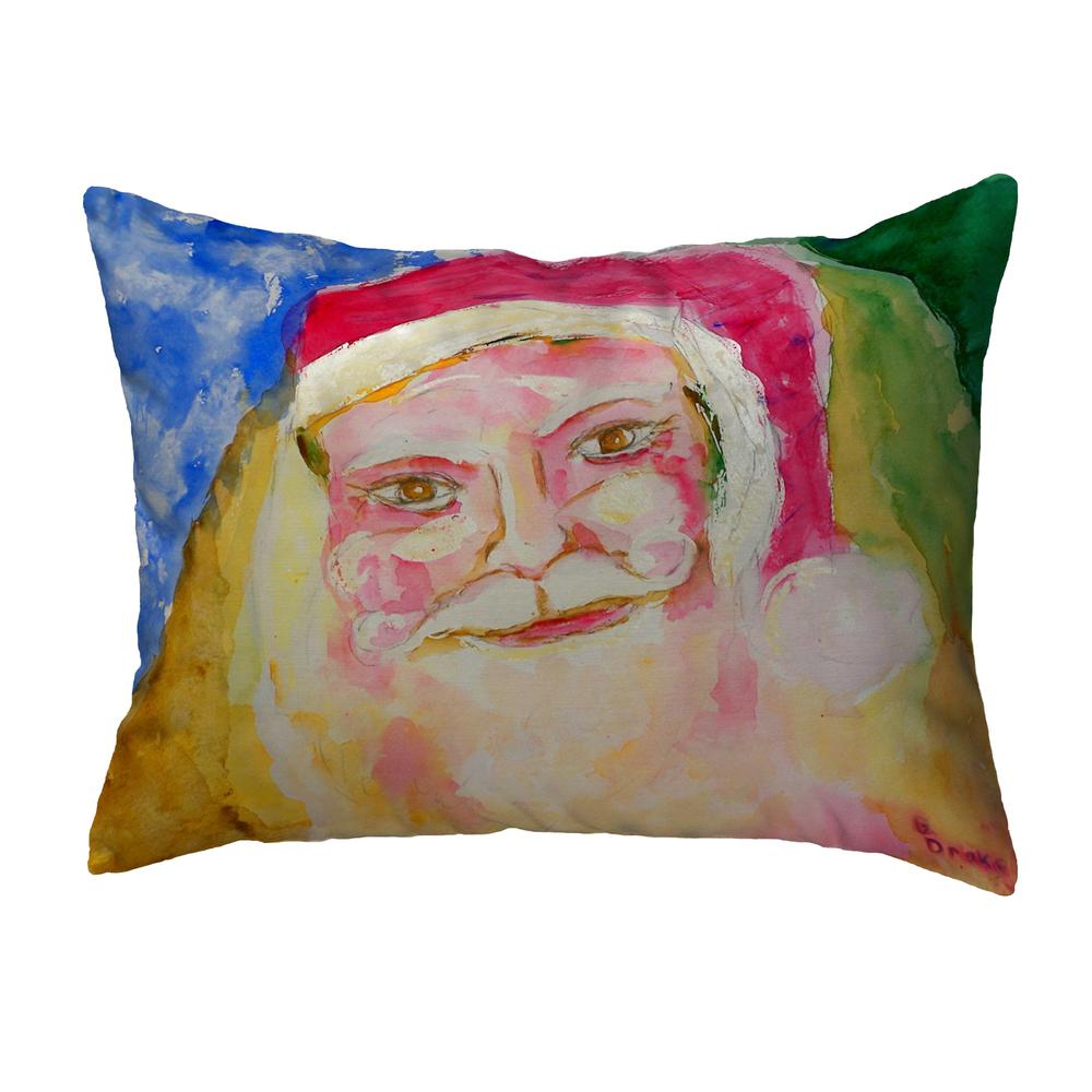 Santa Face No Cord Pillow 18x18. Picture 1