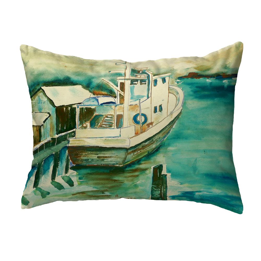 Oyster Boat No Cord Pillow 16x20. Picture 1
