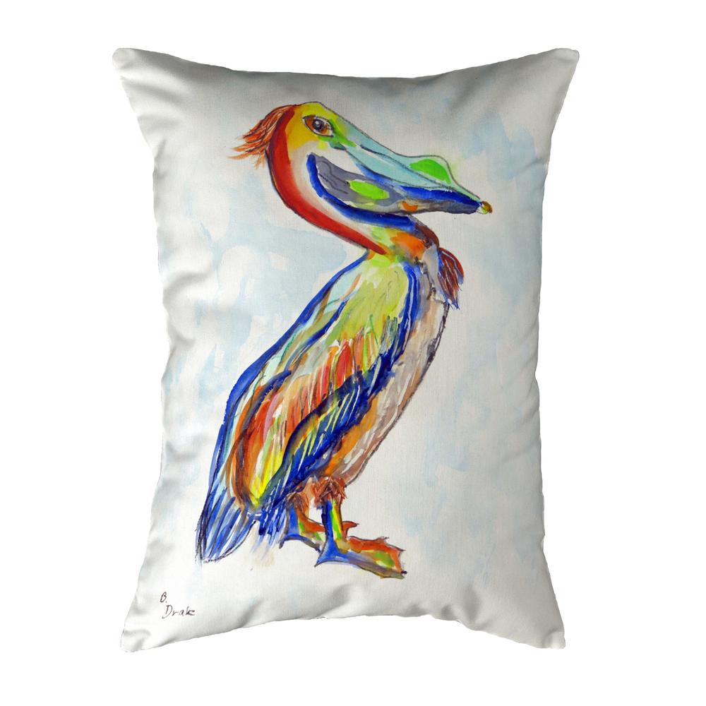 Sylvester Pelican Right No Cord Pillow 16x20. Picture 1