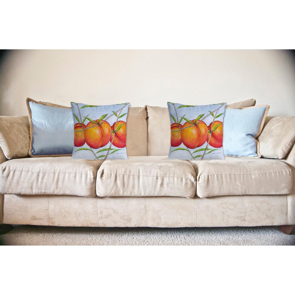 Peaches Noncorded Pillow 18x18. Picture 2