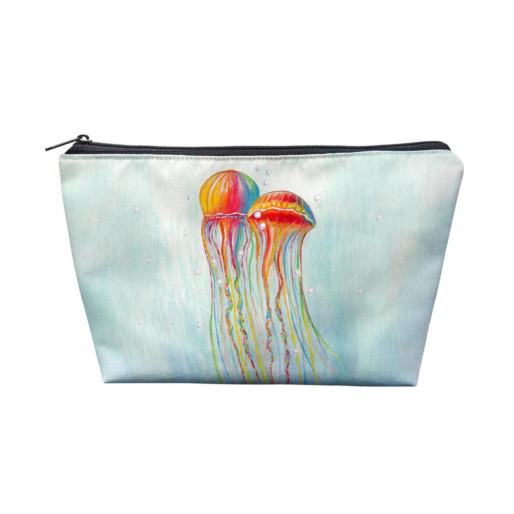 Colorful Jellyfish Pouch 8.5x6. Picture 1