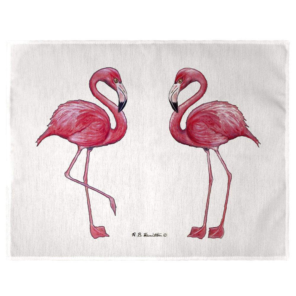 Pink Flamingo Place Mat Set of 4. Picture 1