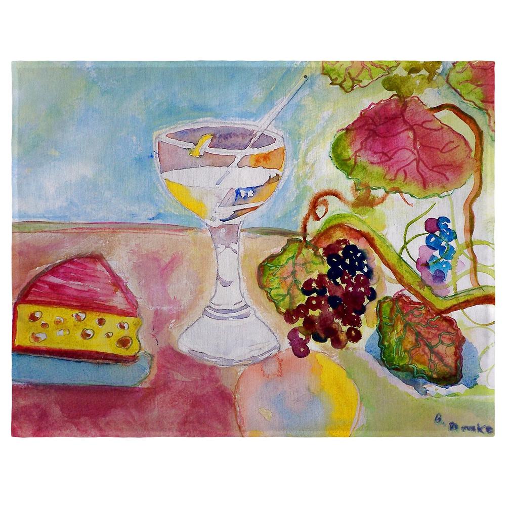 Wine & Cheese Place Mat Set of 4. The main picture.