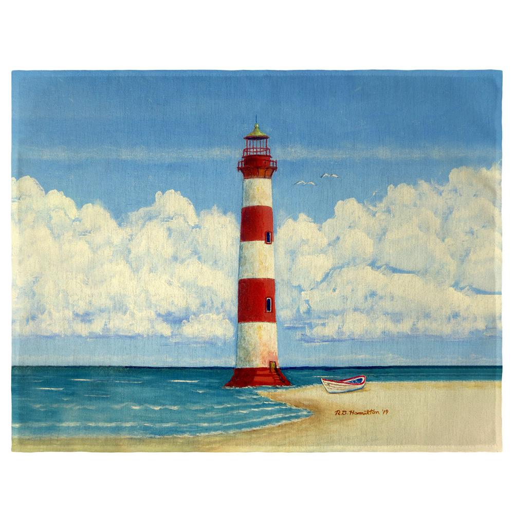 Morris Island Lighthouse, SC Place Mat Set of 4. Picture 1
