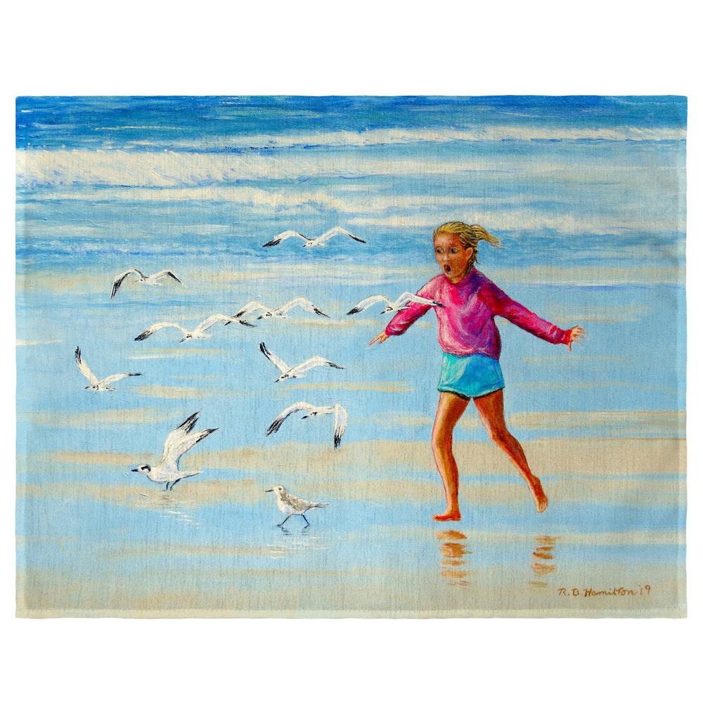 Chasing Gulls Place Mat Set of 4. Picture 1