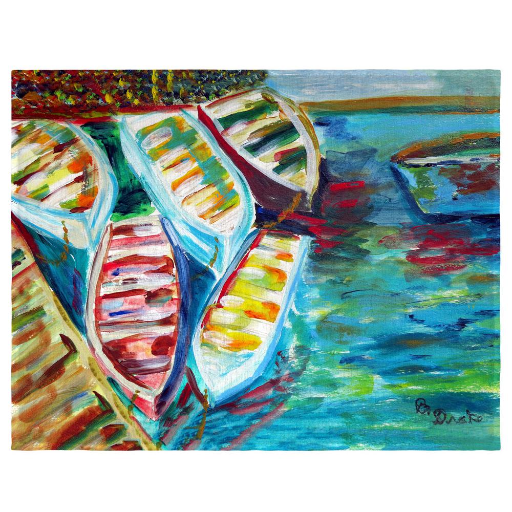 Six Rowboats Place Mat Set of 4. Picture 1